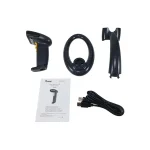 Equip Kézi Vonalkód olvasó - 351020 (1D, állvánnyal, vezetékes, fekete) - Image 10