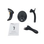 Equip Kézi Vonalkód olvasó - 351022 (1D, lézeres, állvánnyal, vezetékes, fekete) - Image 9