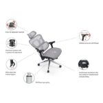 Equip Szék - 651053 (Premium, ergonomikus, Max teherbírás: 150kg, fekete) - Image 7