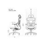 Equip Szék - 651053 (Premium, ergonomikus, Max teherbírás: 150kg, fekete) - Image 8