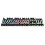 Everest Gamer Billentyűzet - KB-188 Borealis Rainbow (Numpad, USB, fekete, magyar, RGB LED) - Image 2