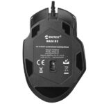 Everest Gamer Egér - RAGE-X2  (6400 DPI, 7gomb, 1,5m harisnyázott kábel, optikai, fekete, RGB LED) - Image 7