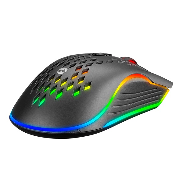Everest Gamer Egér - SM-G07 METAFOR  (6400 DPI, 7gomb, 1,5m harisnyázott kábel,optikai, fekete, RGB LED) - Image 4