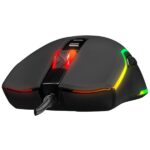 Everest Gamer Egér - SM-G14 DUSK  (7200 DPI, 7gomb, 1,5m harisnyázott kábel,optikai, fekete, RGB LED) - Image 3