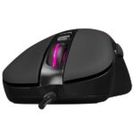 Everest Gamer Egér - SM-G58 X-HAMMER  (7200 DPI, 7gomb, 1,5m harisnyázott kábel,optikai, fekete, RGB LED) - Image 3