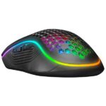 Everest Gamer Egér - SM-G66 X-HOLE  (8000 DPI, 7gomb, 1,5m harisnyázott kábel,optikai, fekete, RGB LED) - Image 6