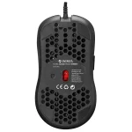 Everest Gamer Egér - SM-G66 X-HOLE  (8000 DPI, 7gomb, 1,5m harisnyázott kábel,optikai, fekete, RGB LED) - Image 7