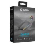 Everest Gamer Egér - SM-GX66  (1600 DPI, 4gomb, 1,25m harisnyázott kábel, optikai, fekete, RGB LED) - Image 8