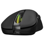 Everest Vezeték nélküli Egér - SM-W75 -X-RAPID (1600 DPI, 6 gomb, optikai, fekete, RGB LED) - Image 3