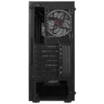 Rampage Számítógépház - PLAID V1 (fekete; üveg; ATX; alsó táp; 4x120mm RGB, 1xUSB3.0 + 2xUSB2.0) - Image 7
