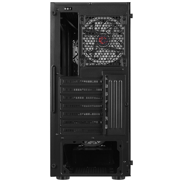 Rampage Számítógépház - PLAID V1 (fekete; üveg; ATX; alsó táp; 4x120mm RGB, 1xUSB3.0 + 2xUSB2.0) - Image 7