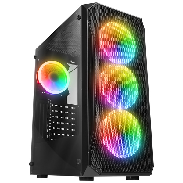 Everest_Szamitogephaz_-_X-RACER_fekete_uveg_ATX_also_tap_4x120mm_RGB_1xUSB30_2xUSB20-i494930.jpg Everest Számítógépház - X-RACER (fekete; üveg; ATX; alsó táp; 4x120mm LED, 1xUSB3.0 + 2xUSB2.0) - Image 1