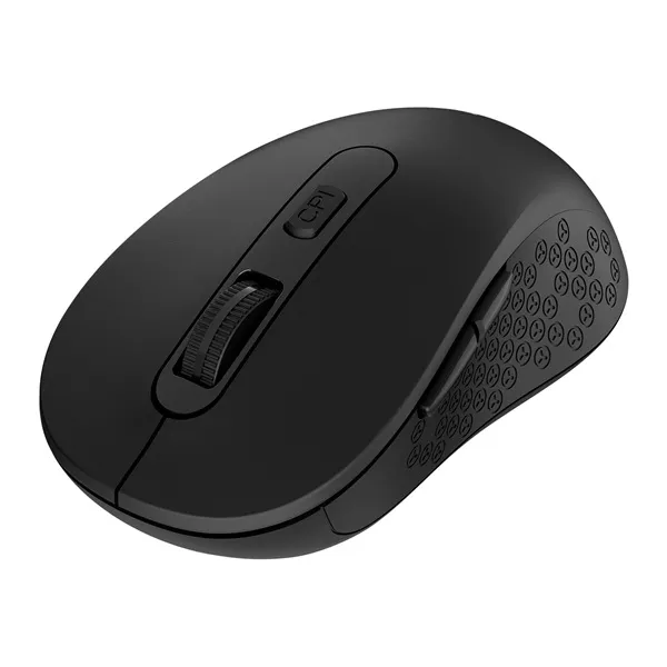 Everest Vezeték nélküli Egér - SM-BT08 (Bluetooth, 1600 DPI, 2,4 Ghz, BT 5.2, 4gomb, optikai, fekete) - Image 2