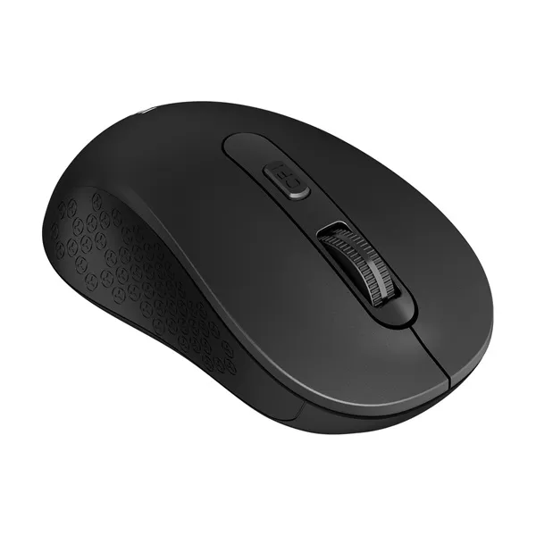 Everest Vezeték nélküli Egér - SM-BT08 (Bluetooth, 1600 DPI, 2,4 Ghz, BT 5.2, 4gomb, optikai, fekete) - Image 4