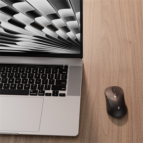 Everest Vezeték nélküli Egér - SM-BT08 (Bluetooth, 1600 DPI, 2,4 Ghz, BT 5.2, 4gomb, optikai, fekete) - Image 6