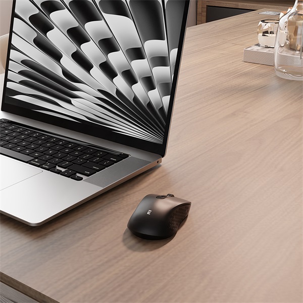 Everest Vezeték nélküli Egér - SM-BT08 (Bluetooth, 1600 DPI, 2,4 Ghz, BT 5.2, 4gomb, optikai, fekete) - Image 7