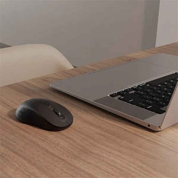 Everest Vezeték nélküli Egér - SM-BT08 (Bluetooth, 1600 DPI, 2,4 Ghz, BT 5.2, 4gomb, optikai, fekete) - Image 9
