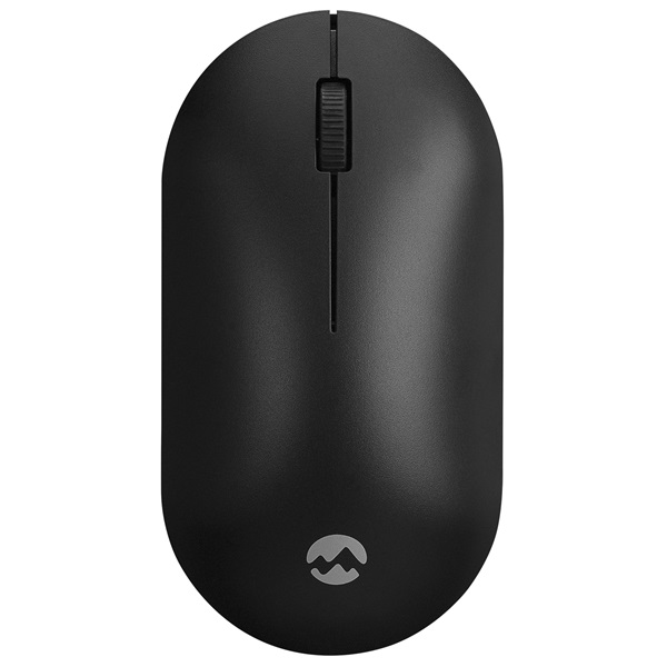 Everest Vezeték nélküli Egér - SMW-399 Black Rechargeable Super Quiet (1600 DPI, 3 gomb, optikai, fekete) - Image 2
