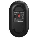 Everest Vezeték nélküli Egér - SMW-399 Black Rechargeable Super Quiet (1600 DPI, 3 gomb, optikai, fekete) - Image 9