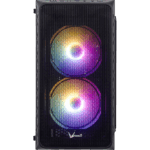 Formula Számítógépház - Air Mesh G4 Black (fekete, ablakos, 1x12cm venti, mATX, 1xUSB3.0, 1xUSB2.0) - Image 3