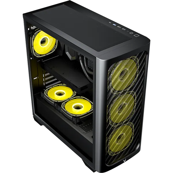 Formula Számítógépház - Air Power G3 Black (fekete, ablakos, 4x12cm venti, ATX, 1xUSB3.0, 2xUSB2.0) - Image 4