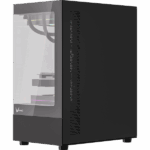 Formula Számítógépház - Crystal Z1CM Black (fekete, ablakos, mATX, 1xUSB3.0, 1xType-C) - Image 2