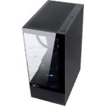 Formula Számítógépház - Crystal Z1+ Black ARGB (fekete, ablakos, 3x12cm venti, ATX, 1xUSB3.0, 1xUSB2.0) - Image 2