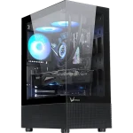 Formula Számítógépház - Crystal Z1+ Black ARGB (fekete, ablakos, ATX, 3x12cm venti, 1xUSB3.0, 1xUSB2.0, 1xType-C)