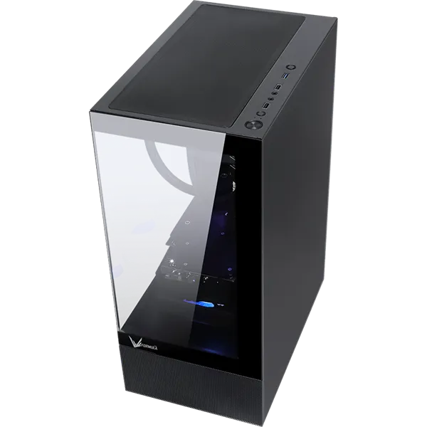 Formula Számítógépház - Crystal Z1+ Black ARGB (fekete, ablakos, ATX, 3x12cm venti, 1xUSB3.0, 1xUSB2.0, 1xType-C) - Image 3