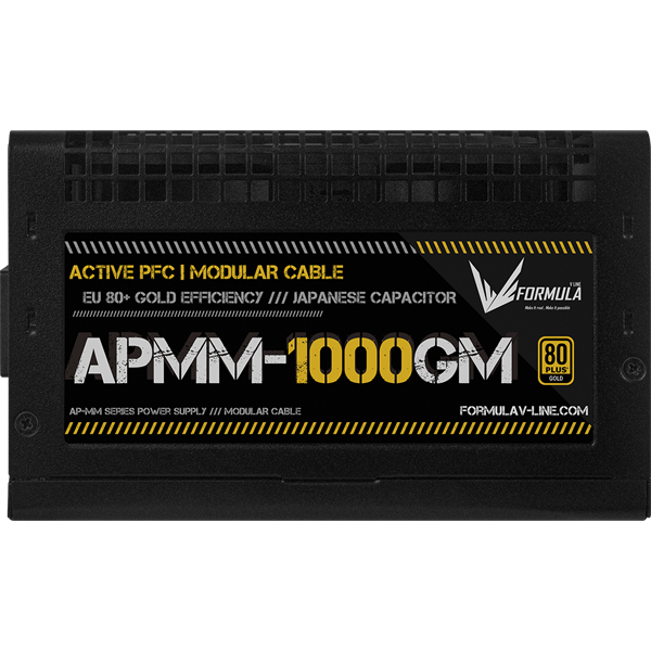 Formula Tápegység 1000W - APMM-1000GM (80 Plus Gold, ATX3.1/PCIe 5.1, Aktív PFC, 14cm, Full Moduláris) - Image 2