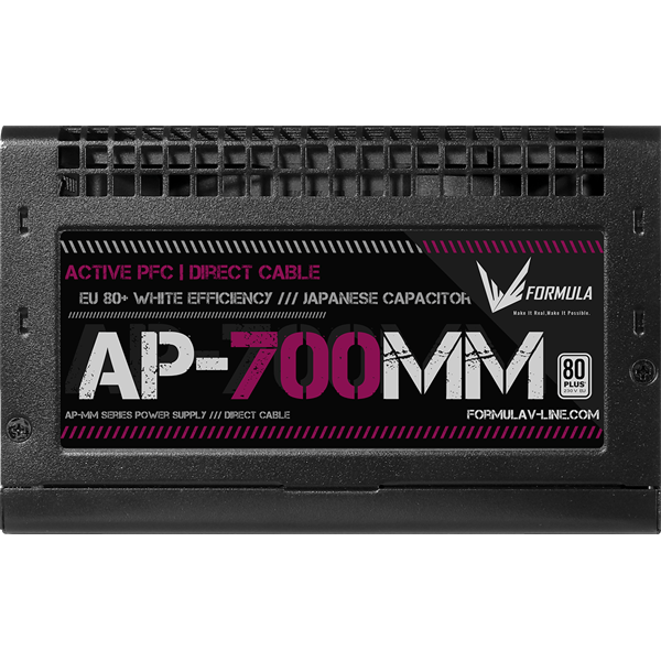 Formula Tápegység 700W - AP-700MM (80 Plus, Aktív PFC, 12cm) - Image 4