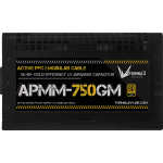 Formula Tápegység 750W - APMM-750GM (80 Plus Gold, ATX3.1/PCIe 5.1, Aktív PFC, 14cm, Full Moduláris) - Image 2