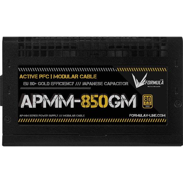 Formula Tápegység 850W - APMM-850GM (80 Plus Gold, ATX3.1/PCIe 5.1, Aktív PFC, 14cm, Full Moduláris) - Image 2