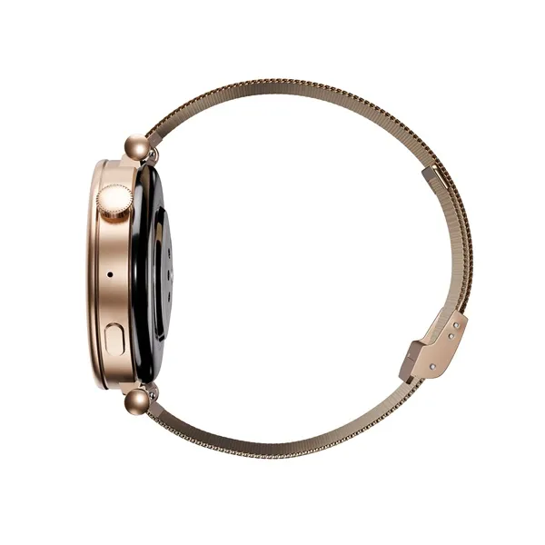 GARETT Női Okosóra - Rose Gold Mesh acél