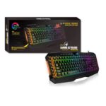 Genius Billentyűzet - Scorpion K11 Pro (Vezetékes, USB, RGB, multimédiás, fekete) - Image 2