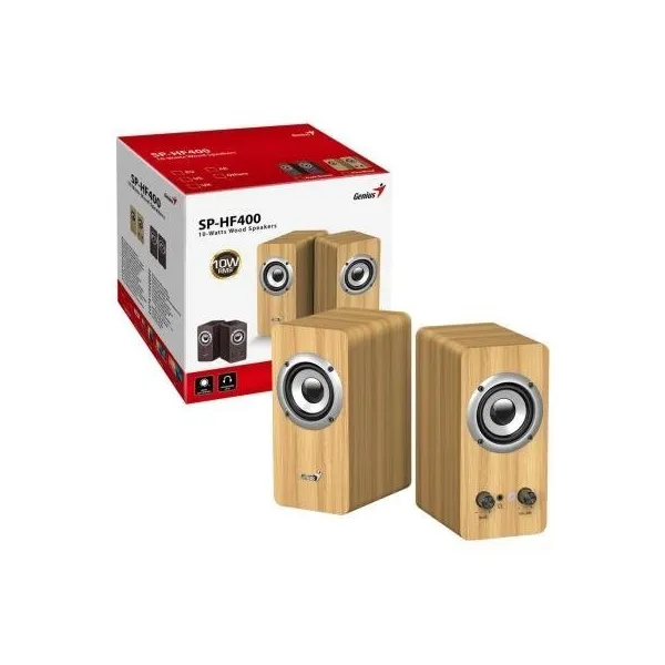 Genius_Hangszoro_20_-_SP-HF400_10W_Wood_Fenyo-i521928.webp Genius SP-HF400 Speaker Pine Wood - Image 1