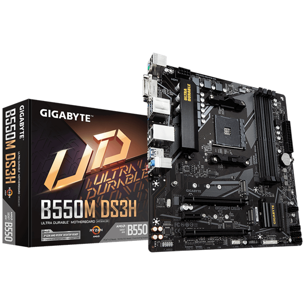 Gigabyte_Alaplap_-_AMD_B550M_DS3H_AM4_B450_4xDDR4_3200MHz_2xPCI-E_RAID_6xSATA3_M2_6xUSB20_8xUSB31-i279840.png Gigabyte Alaplap - AMD B550M DS3H AM4 (B550, 4xDDR4 4000MHz, RAID, 6xSATA3, M.2, 6xUSB2.0, 6xUSB3.2) - Image 1