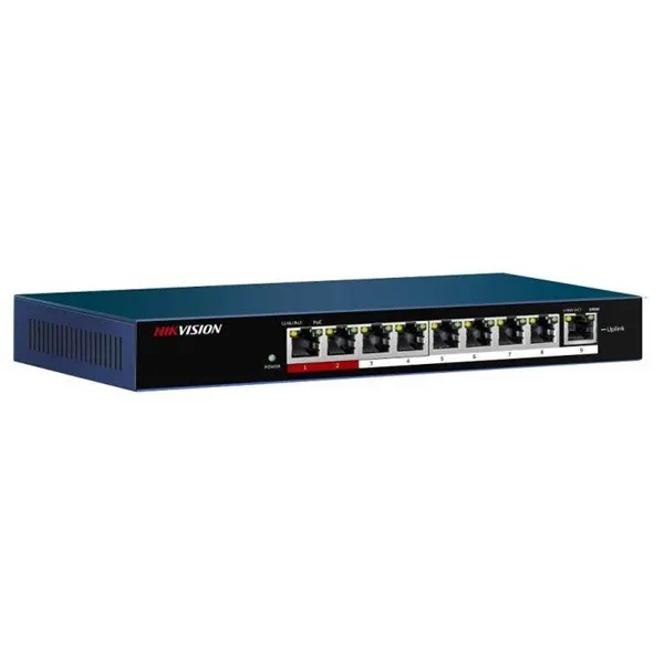 Hikvision Switch PoE - DS-3E0109P-E/M (8 port 100Mbps, 80W, 1xRJ45 100Mbps)