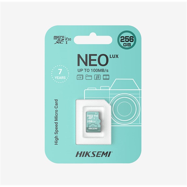 Hikvision_HIKSEMI_MicroSD_kartya_-_NEO_LUX_64GB_microSDXC_Class_10_and_UHS-I_TLC_rw_100_70MB_V30-i406958.jpg Hikvision HIKSEMI MicroSD kártya - NEO LUX 64GB microSDXC™, Class 10 and UHS-I, TLC (r/w: 100 / 70MB, V30) - Image 1