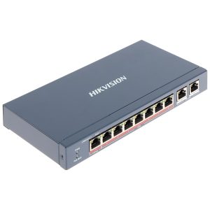 Hikvision Switch PoE - DS-3E0310HP-E (8 port 100Mbps, 110W, 2xRJ45 1000Mbps)