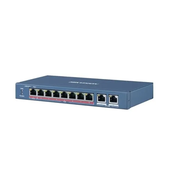 Hikvision Switch PoE - DS-3E1310HP-EI (8 port 100Mbps, 110W, 2xRJ45 1000Mbps)