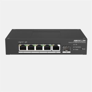 Hikvision Switch PoE - DS-3T1306P-SI/HS (4 port 100Mbps, 60W, 1xRJ45 1000Mbps, 1xSFP 1000Mbps)