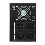 Hikvision Szünetmentes 3000VA - DS-UPS3000/MA (4 Schuko, line-interaktív, USB, LCD, fekete) - Image 2