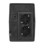 Hikvision Szünetmentes  600VA - DS-UPS600 (2 Schuko, line-interaktív, fekete) - Image 2