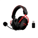 HyperX Fejhallgató - Cloud Alpha Wireless (Vezeték nélküli, USB, fekete/piros) - Image 2