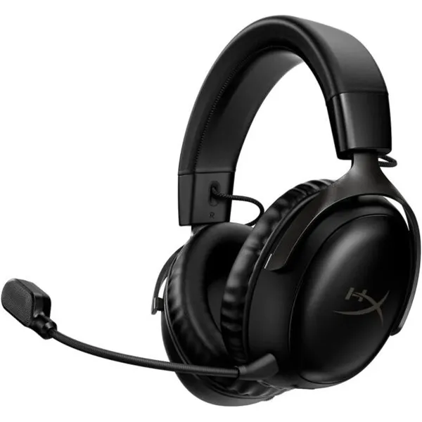 HyperX Fejhallgató - Cloud III S Wireless (Vezeték nélküli, USB, fekete/fekete) - Image 1