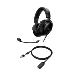 HyperX Fejhallgató - Cloud III (Vezetékes, USB-A/USB-C/3,5mm Jack, fekete/fekete) - Image 6