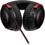 HyperX Fejhallgató - Cloud III (Vezetékes, USB-A/USB-C, fekete/piros) - Image 3