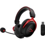 HyperX Fejhallgató - Cloud II Wireless (Vezeték nélküli, USB, fekete/piros) - Image 2