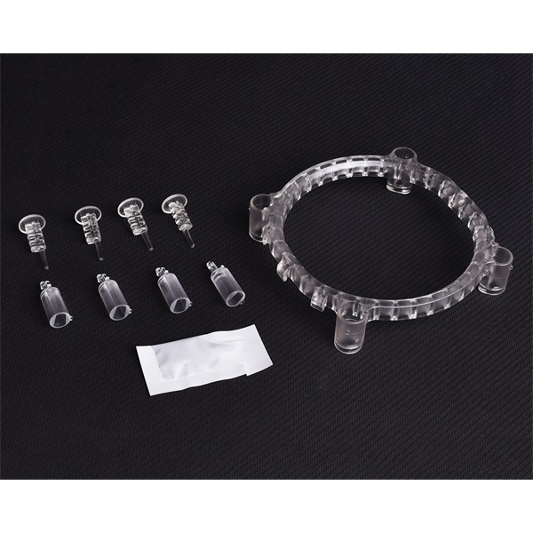 ID-Cooling CPU Cooler - DK-03 Rainbow (14.2-25.6dB; max. 104,48 m3/h; 4pin csatlakozó, PWM, 12cm, LED) - Image 8